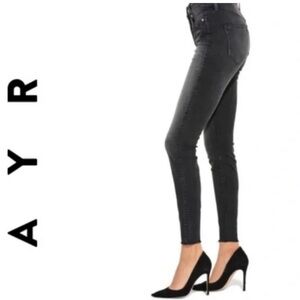 AYR the riser skinny high waisted jean sz 25